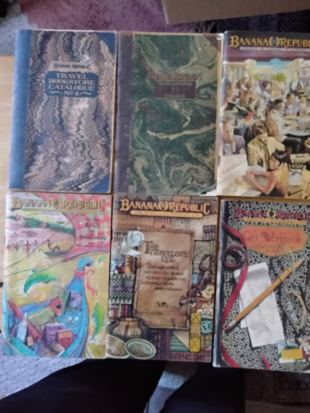 8 yVintage Banana Republic catalogs